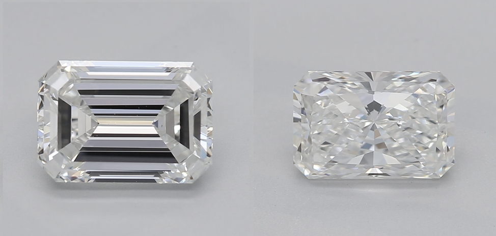 Cushion Cut Diamonds vs. Radiant Cut Diamonds